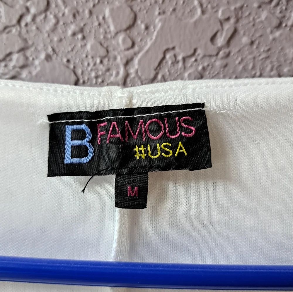 White Eyelet Dress By B Famous - Picture 2 of 2